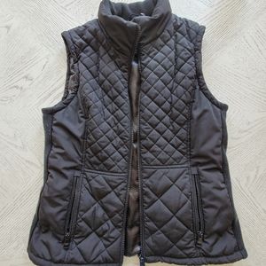 Andrew Marc Black Quilted Vest